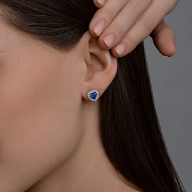 Серьги SOKOLOV - Серебро 925, Фианит (арт. 94026859)