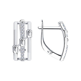 Серьги Diamant - Серебро 925, Фианит (арт. 94-120-00798-1)