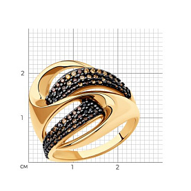 Кольцо SOKOLOV - Серебро 925, Фианит (арт. 93010853)