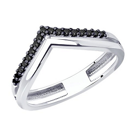 Кольцо Diamant - Серебро 925, Фианит (арт. 94-110-01595-1)