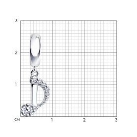 Подвеска SOKOLOV - Серебро 925, Фианит (арт. 94032867)