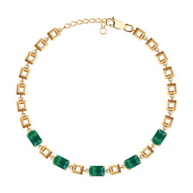 Браслет SOKOLOV - Золото 585, Агат (арт. 750696)