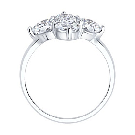 Кольцо SOKOLOV - Серебро 925, Фианит (арт. 94014299)