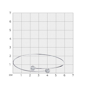Браслет SOKOLOV - Серебро 925, Фианит (арт. 94050810)