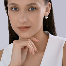 Серьги Diamant - Серебро 925, Фианит (арт. 94-120-00019-1)