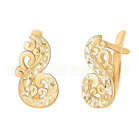 Серьги Атолл - Золото 585 (арт. 20520А)