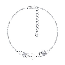 Браслет SOKOLOV - Серебро 925, Фианит (арт. 94050752)