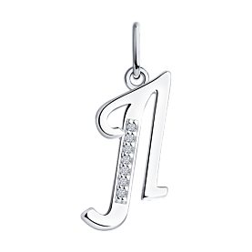 Подвеска SOKOLOV - Серебро 925, Фианит (арт. 94031370)