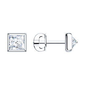 Серьги SOKOLOV - Серебро 925, Фианит (арт. 94024753)