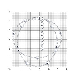 Браслет Diamant - Серебро 925 (арт. 94-150-00287-1)