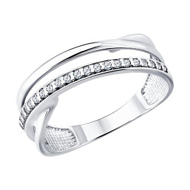 Кольцо Diamant - Серебро 925, Фианит (арт. 94-110-00386-1)