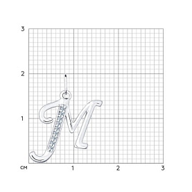 Подвеска SOKOLOV - Серебро 925, Фианит (арт. 94031371)