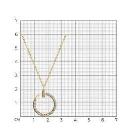 Колье Diamant - Серебро 925, Фианит (арт. 93-170-02016-1)