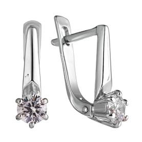 Серьги Мастер Клио - Серебро 925, Фианит (арт. 22С0060Д)
