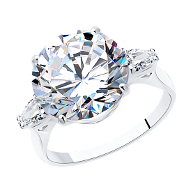 Кольцо SOKOLOV - Серебро 925, Фианит (арт. 94012076)