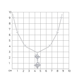 Колье SOKOLOV - Серебро 925, Фианит (арт. 94071324)