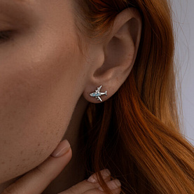 Серьги SOKOLOV - Серебро 925, Топаз (арт. 92022612)