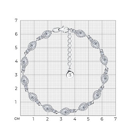 Браслет SOKOLOV - Серебро 925, Фианит (арт. 94051034)