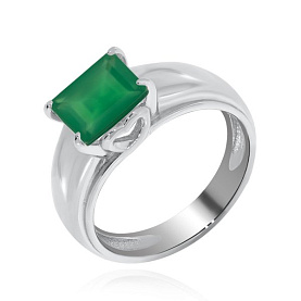 Кольцо KRASNOE - Серебро 925, Агат (арт. 1340391533-60)