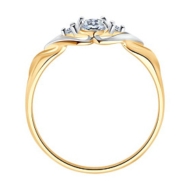 Кольцо SOKOLOV - Серебро 925, Фианит (арт. 93010615)