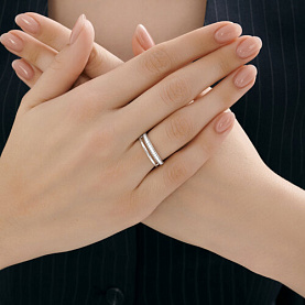 Кольцо SOKOLOV - Серебро 925, Фианит (арт. 94014658)