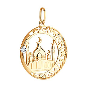 Подвеска SOKOLOV - Серебро 925, Фианит (арт. 93030565)