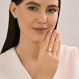 Кольцо SOKOLOV - Серебро 925, Перламутр (арт. 83010267)