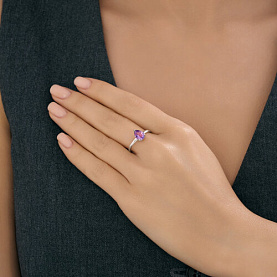 Кольцо SOKOLOV - Серебро 925, Аметист (арт. 92014659)