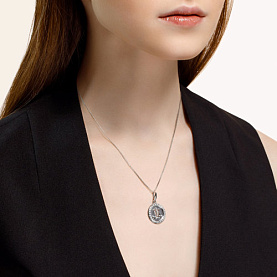 Подвеска SOKOLOV - Серебро 925, Фианит (арт. 94031389)