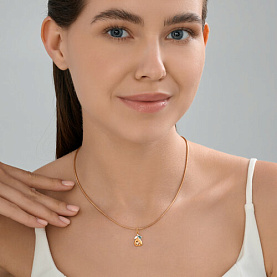 Подвеска Diamant - Серебро 925, Фианит, Эмаль (арт. 93-130-02276-1)