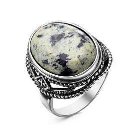 Кольцо Красная пресня - Серебро 925, Змеевик (арт. 23312594з)