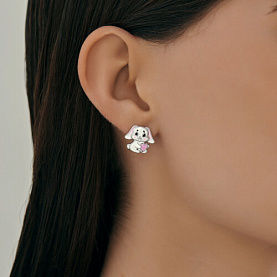 Серьги SOKOLOV - Серебро 925, Эмаль (арт. 94027116)