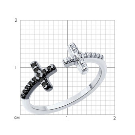 Кольцо SOKOLOV - Серебро 925, Фианит (арт. 94014084)