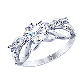 Кольцо Diamant - Серебро 925, Фианит (арт. 94-110-01220-1)