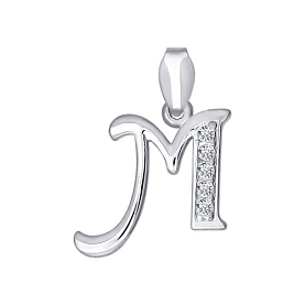 Подвеска SOKOLOV - Серебро 925, Фианит (арт. 94030456)