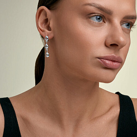 Серьги SOKOLOV - Серебро 925, Топаз (арт. 92025401)