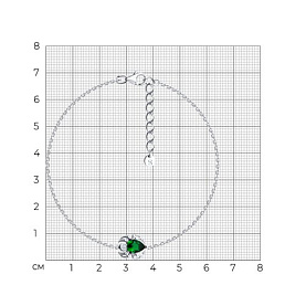 Браслет SOKOLOV - Серебро 925, Фианит (арт. 94051249)