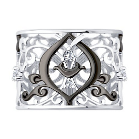 Кольцо Diamant - Серебро 925, Фианит (арт. 94-110-02352-1)