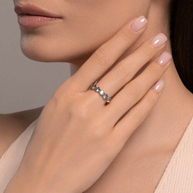 Кольцо SOKOLOV - Золото 585, Топаз (арт. 714560)