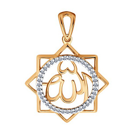 Подвеска SOKOLOV - Серебро 925, Фианит (арт. 93030563)