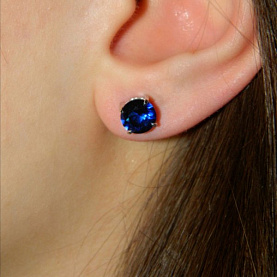 Серьги Галатея - Серебро 925, Фианит (арт. 3158.8)