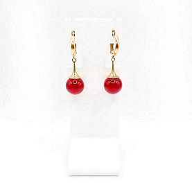 Серьги Максипром - Серебро 925, Янтарь (арт. 220 2923 20S)