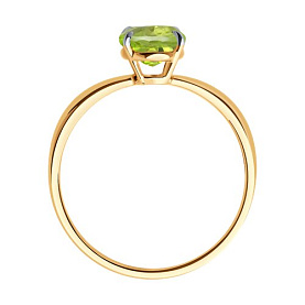 Кольцо Diamant - Золото 585, Хризолит (арт. 51-310-01929-3)