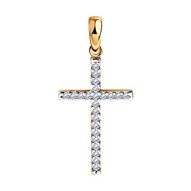 Подвеска SOKOLOV - Серебро 925, Фианит (арт. 93030614)