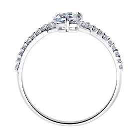 Кольцо SOKOLOV - Серебро 925, Фианит (арт. 94011750)