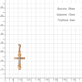 Подвеска Аквамарин - Серебро 925 (арт. 11422.6)