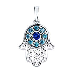 Подвеска SOKOLOV - Серебро 925, Фианит (арт. 94031896)