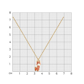 Колье SOKOLOV - Серебро 925, Эмаль (арт. 93070135)