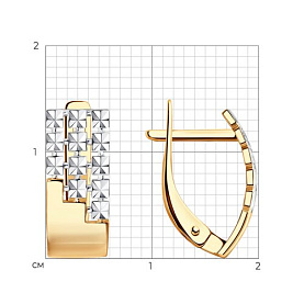 Серьги SOKOLOV - Золото 375 (арт. 31-120-01510-1)