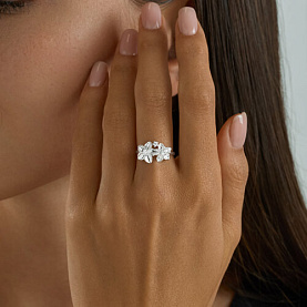 Кольцо Diamant - Серебро 925, Фианит (арт. 94-110-01635-1)